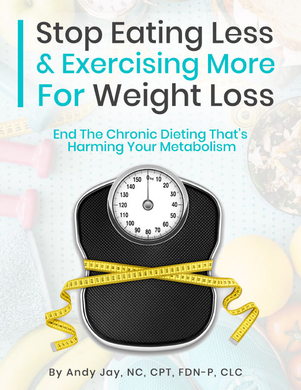Stop Eating Less & Exercising More for Weight Loss - Ebook cover